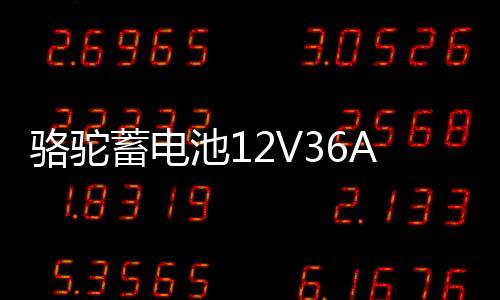 骆驼蓄电池12V36AH汽车电瓶适配铃木奥拓锋范背机旋耕机三轮车1DF
